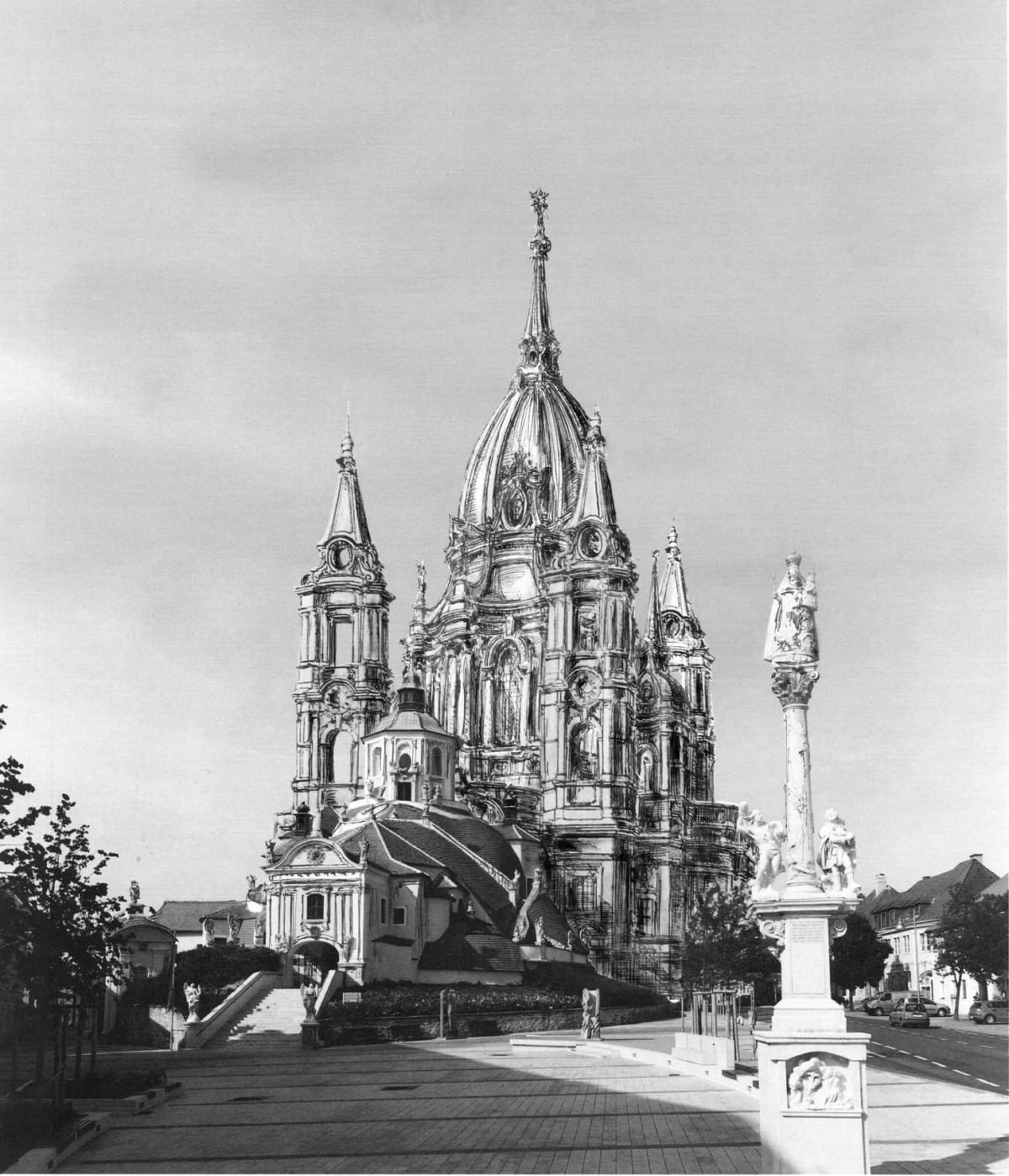 Wallfahrtskirche in Eisenstadt als Bergkirche
