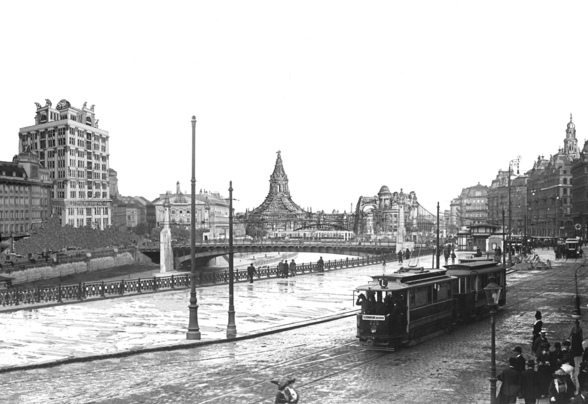 Donaukai mit Verkehrsministerium