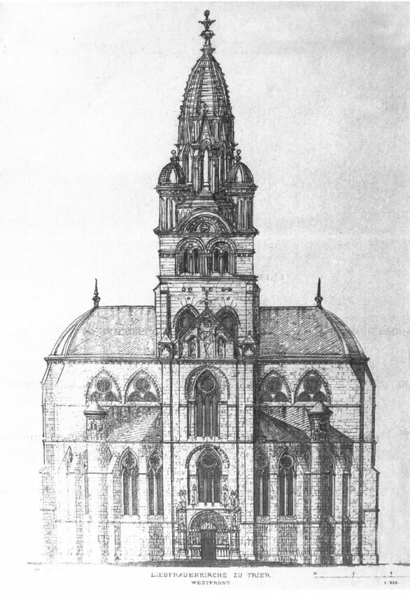 Trier: Liebfrauenkirche mit Kuppelturm.