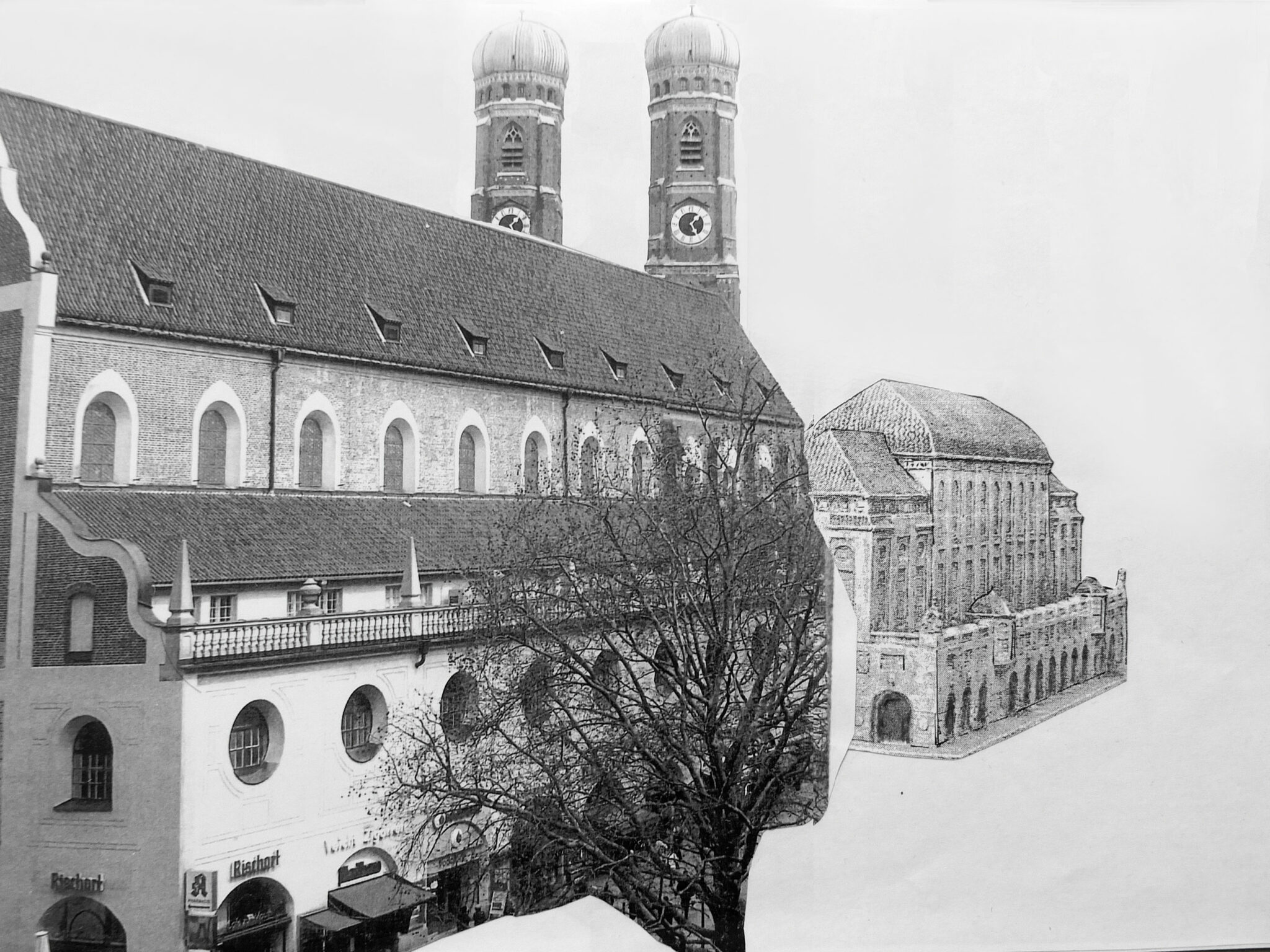 München. Dasselbe dargestellt im Bezug zur Augustinerkirche.