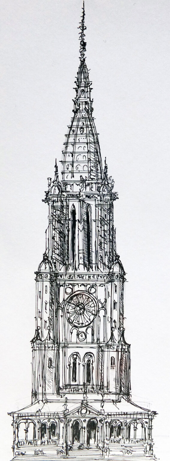 Nürnberg: Stadtturm nach Albrecht Dürers Plan.