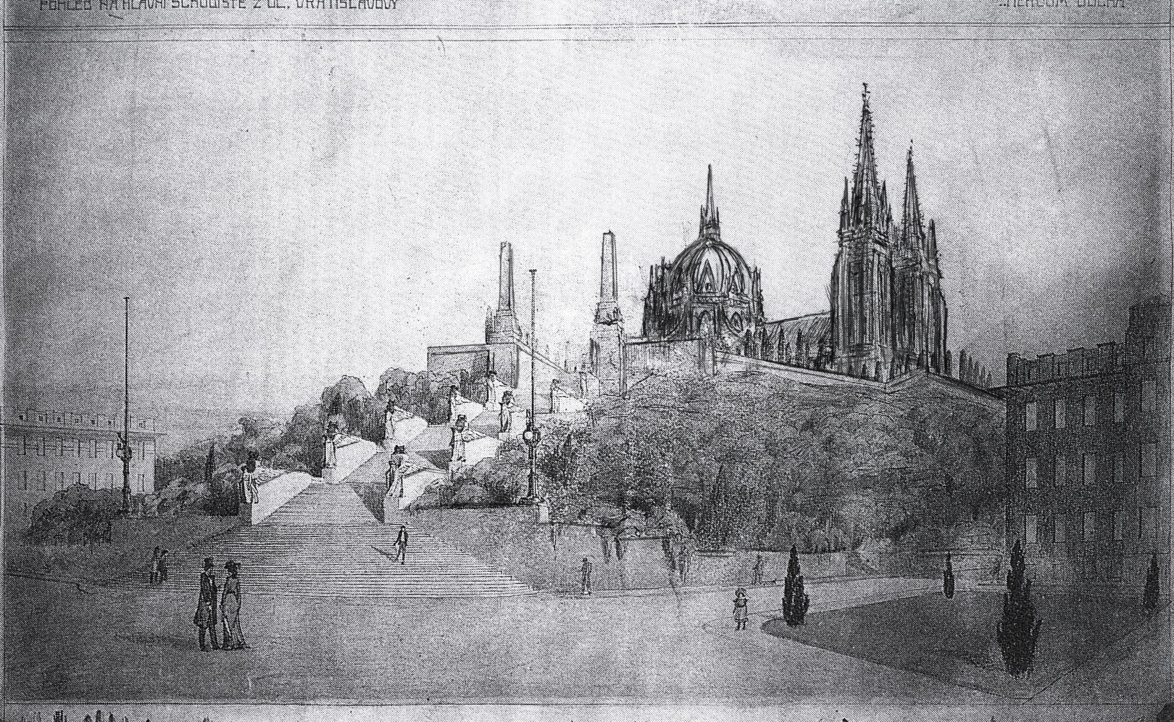 Vischerad. Neue Peter und Paulskirche mit Prunktreppe