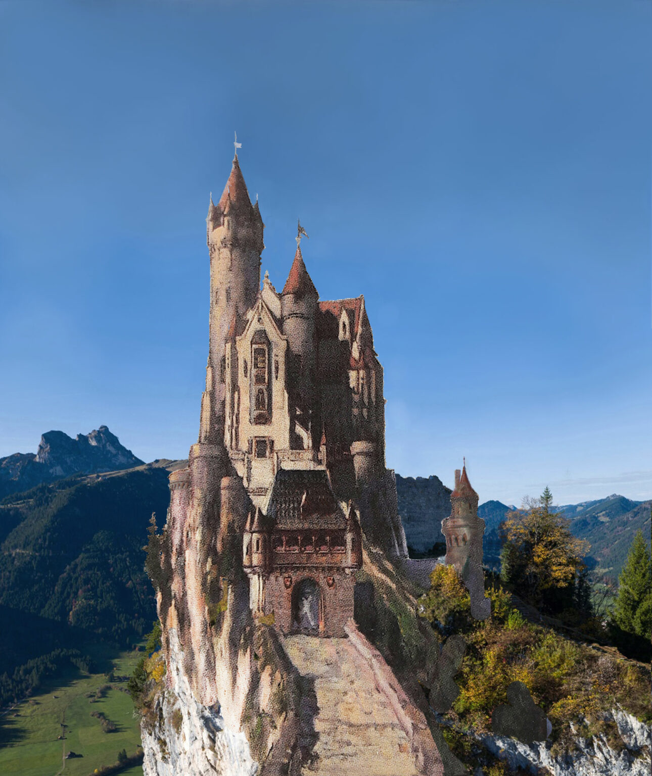 Falkenstein. Ansicht von Osten