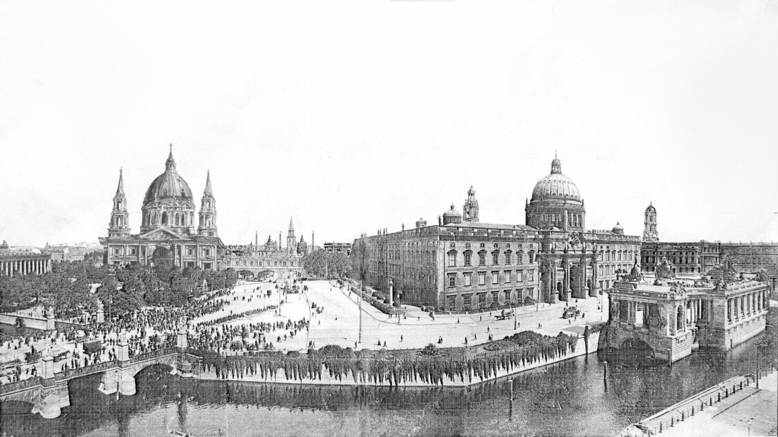 Panorama mit dem Kaiserforum in Anlehnung an die Ausführung