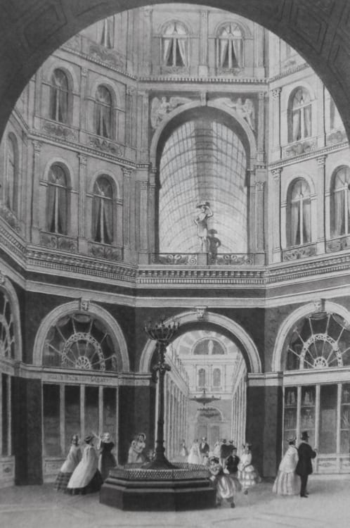 Sillems Bazar. Die Passage an der Alster war Teil des Neubaus nach dem Stadtbrand 1842.