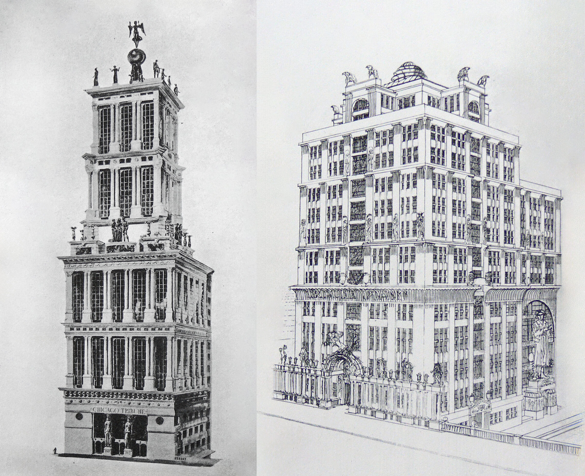 Hochhäuser an der Donau und in der Leopoldstadt