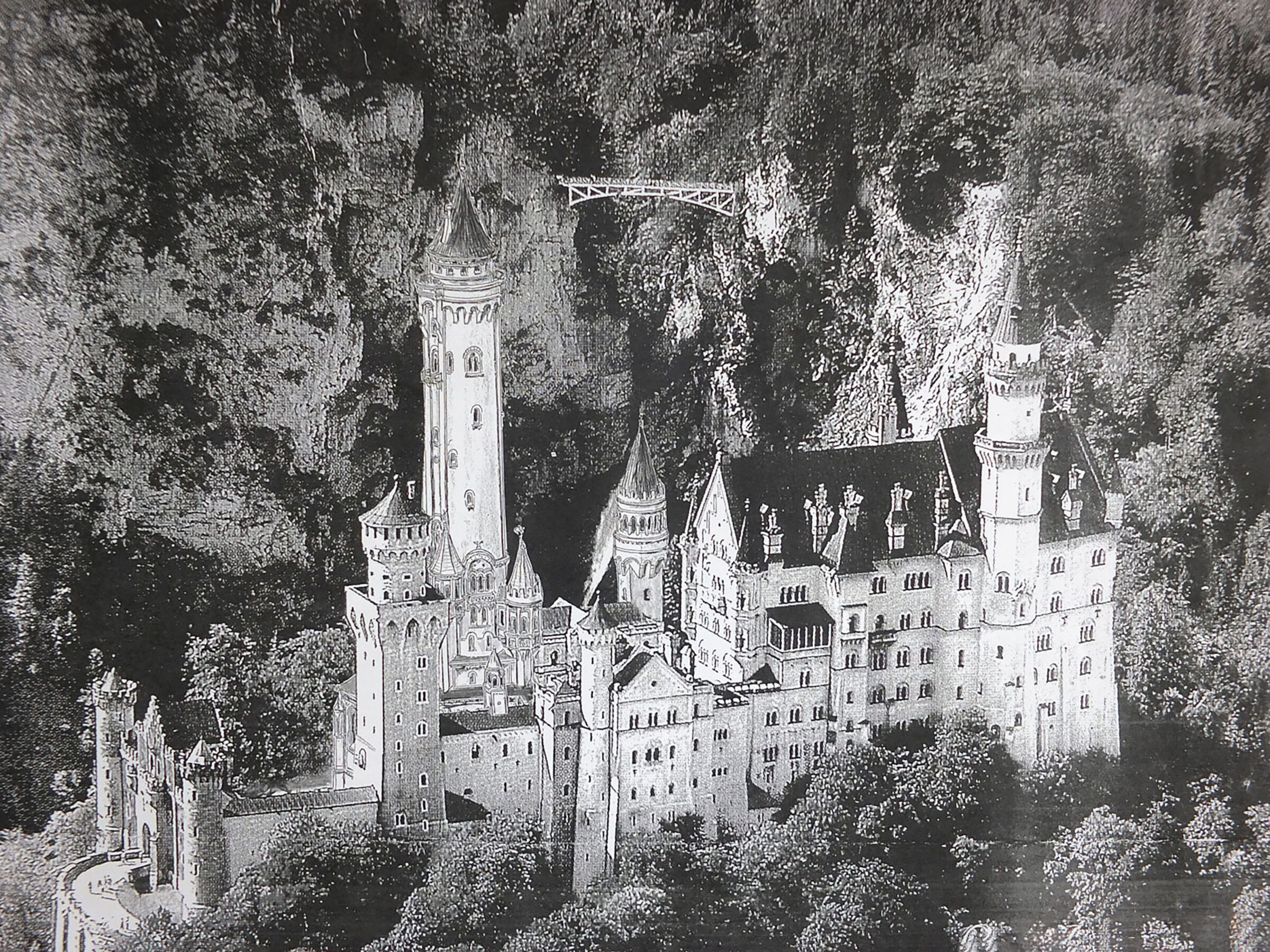 Schloss Neuschwanstein von Norden
