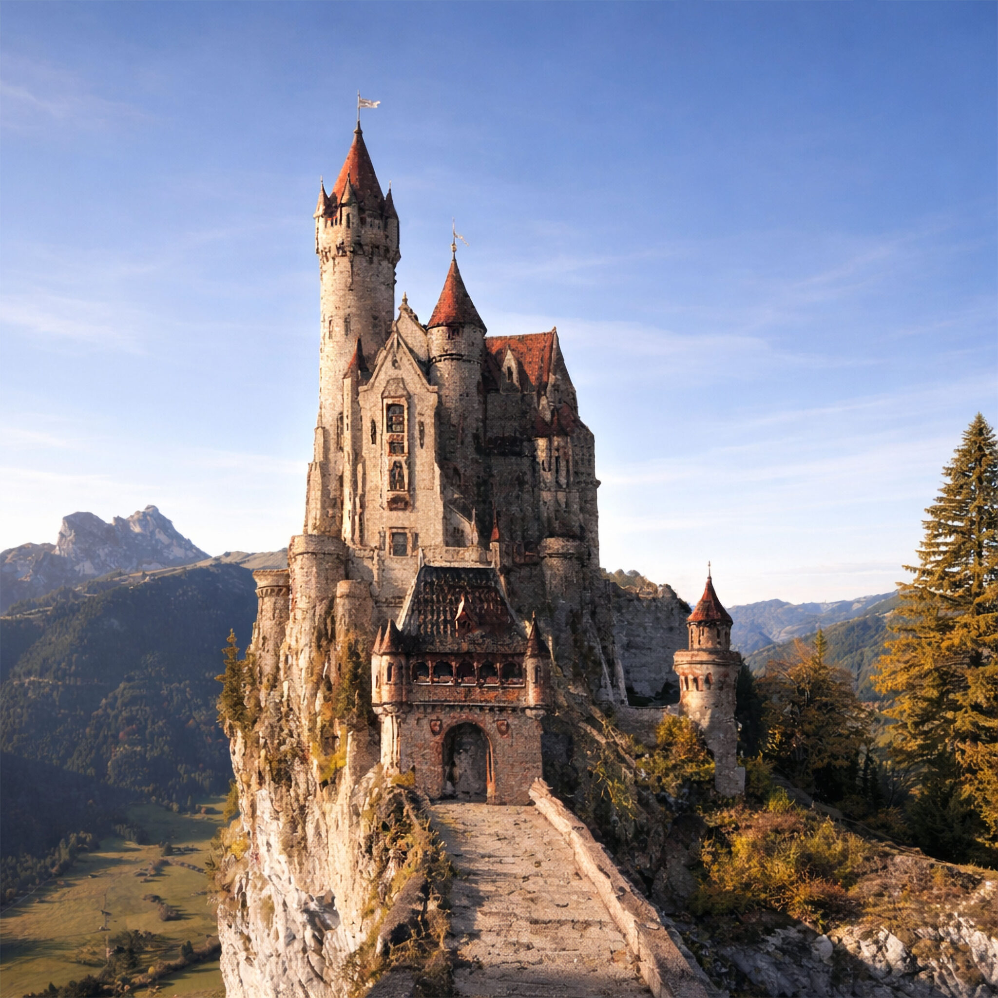 Falkenstein. Ansicht von Osten
