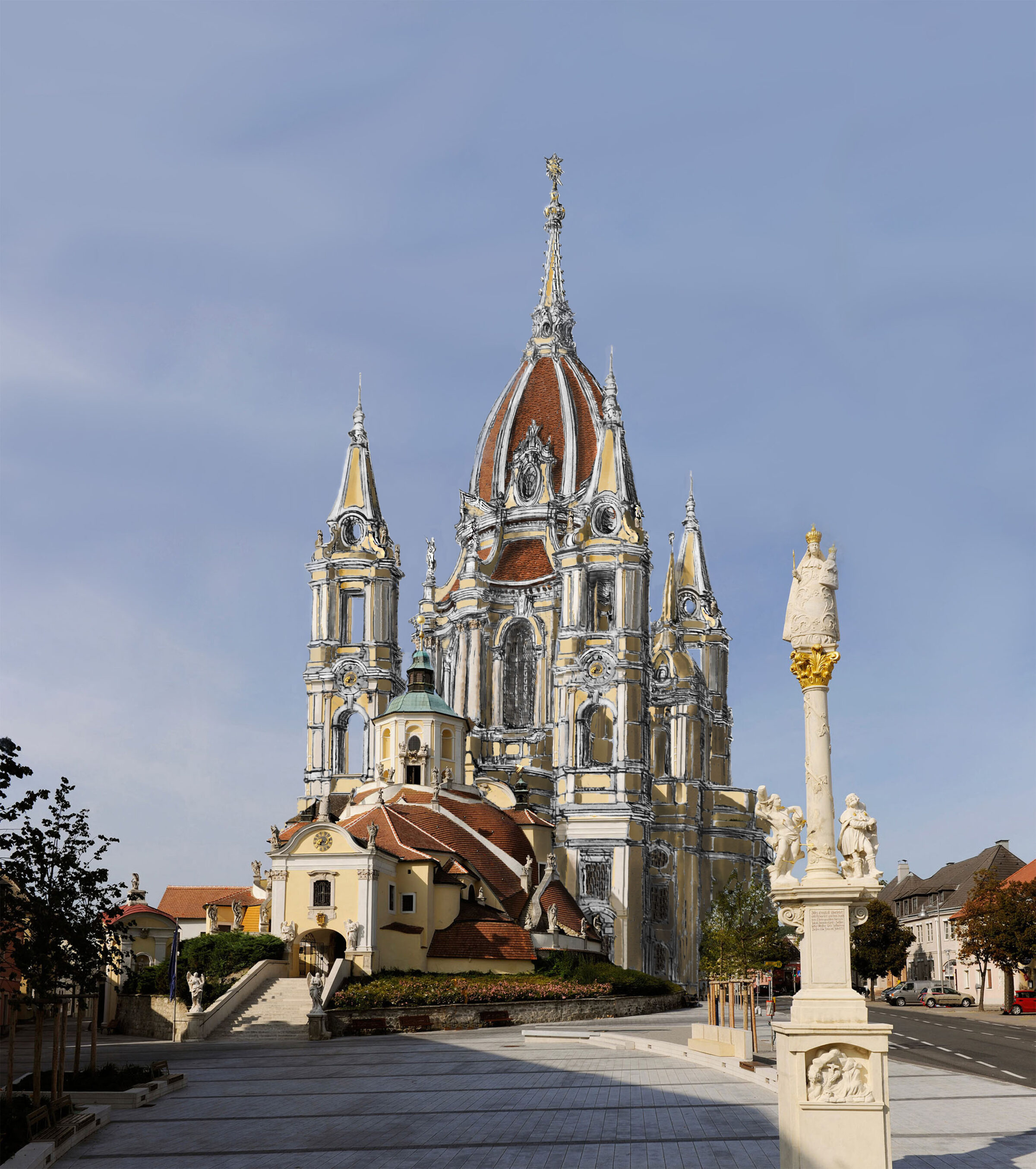Eisenstädter Bergkirche bei Wien als Haydn-Gedächtniskirche