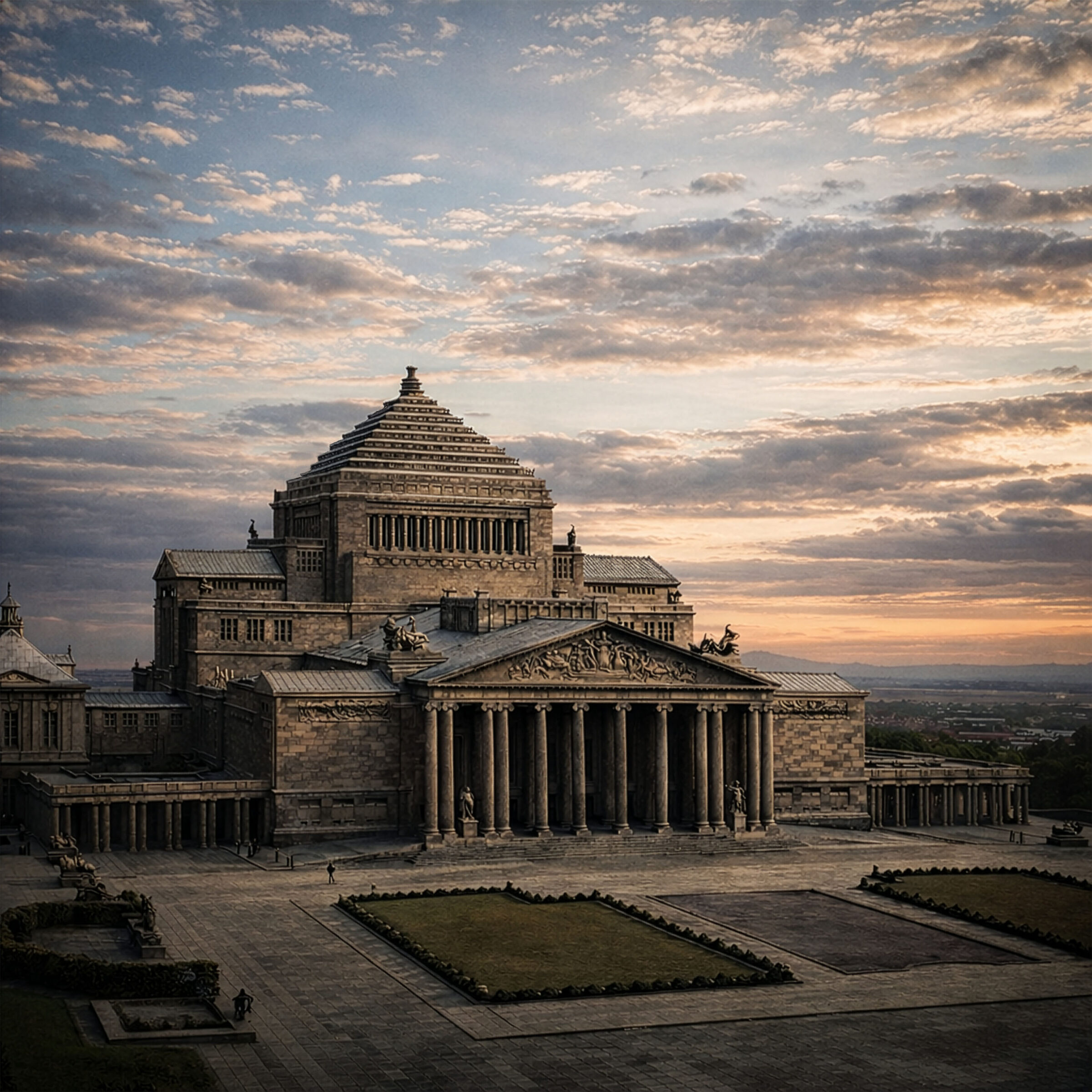 Grosse Oper Martin Dülfers gegenüber dem Reichstag